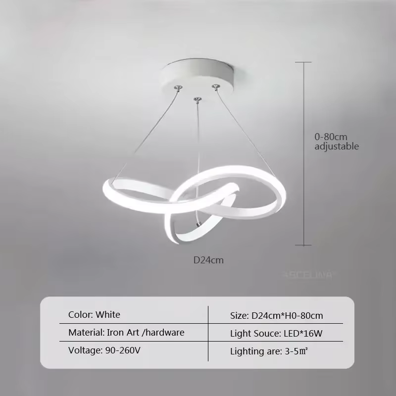 Illuminate Your Space with the Nordic LED Ceiling Pendant Lamp - Perfect for Dining Rooms, Corridors, and Bedrooms