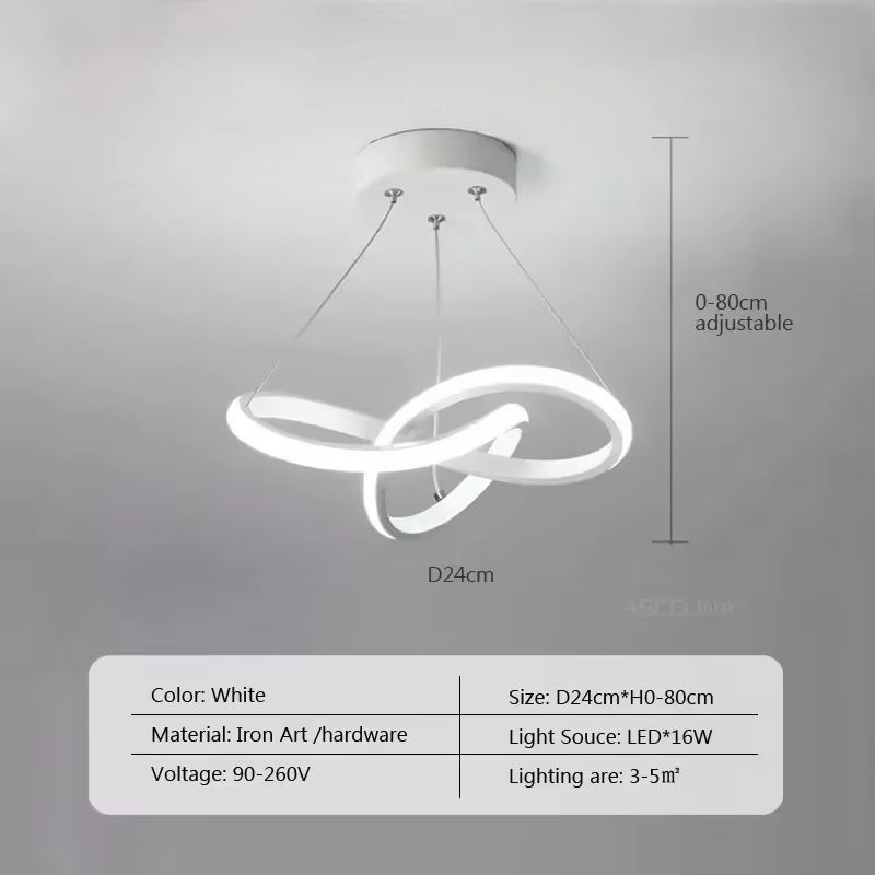 Illuminate Your Space with the Nordic LED Ceiling Pendant Lamp - Perfect for Dining Rooms, Corridors, and Bedrooms