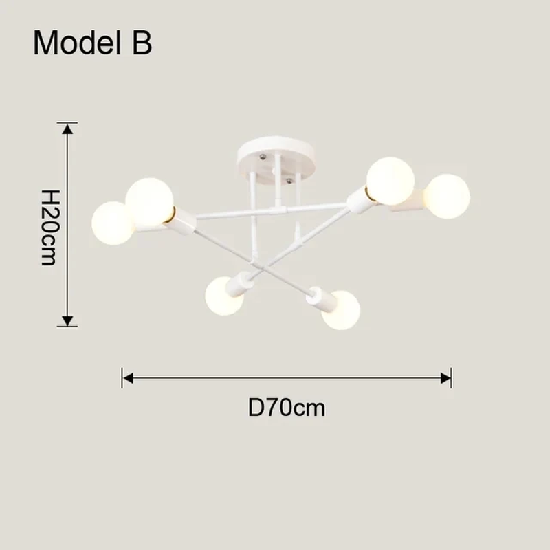 Elevate Your Space with the Nordic Minimalist Black and Gold LED Pendant Light - Perfect for Bedrooms and Living Rooms