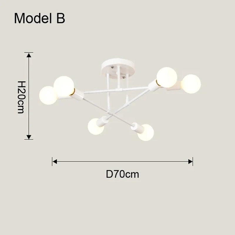 Elevate Your Space with the Nordic Minimalist Black and Gold LED Pendant Light - Perfect for Bedrooms and Living Rooms