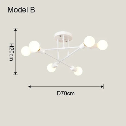 Elevate Your Space with the Nordic Minimalist Black and Gold LED Pendant Light - Perfect for Bedrooms and Living Rooms