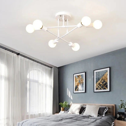 Elevate Your Space with the Nordic Minimalist Black and Gold LED Pendant Light - Perfect for Bedrooms and Living Rooms