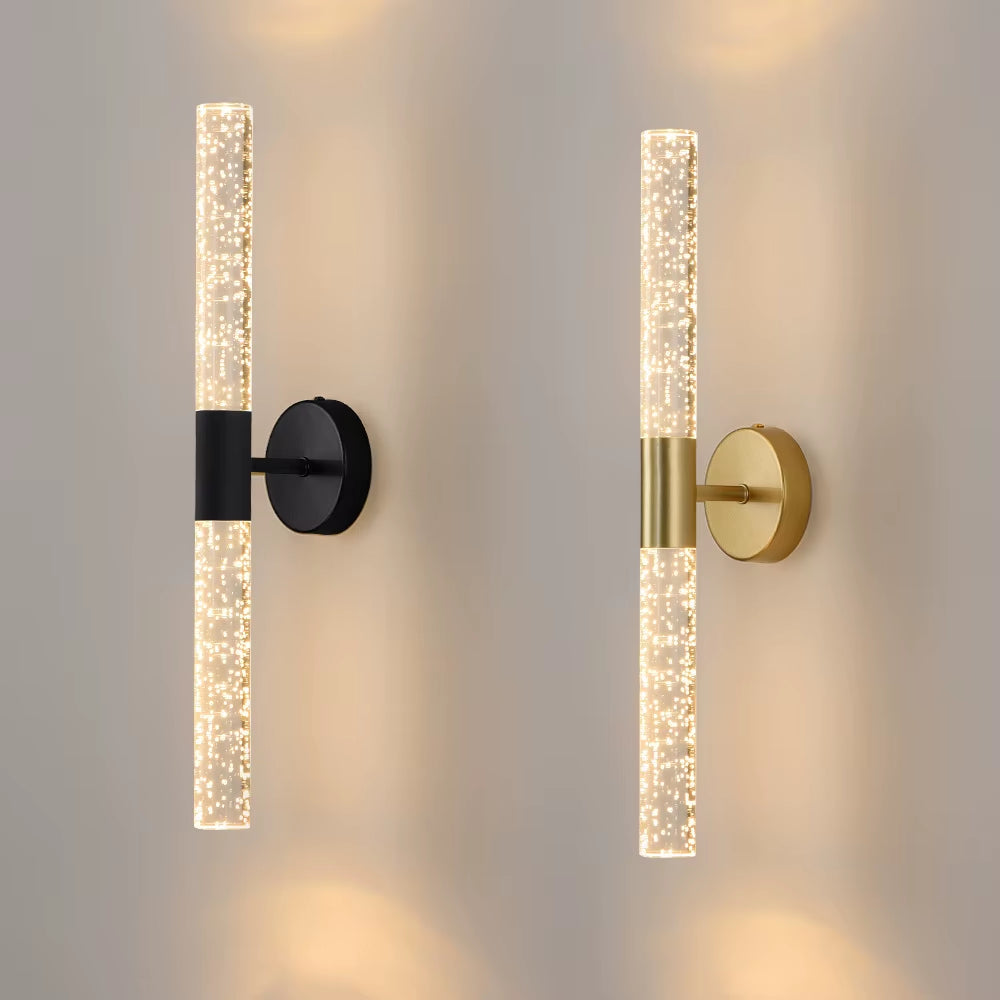 Nordic Bubbles Crystal Rod Wall Lamp 