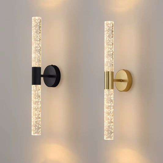 Nordic Bubbles Crystal Rod Wall Lamp 