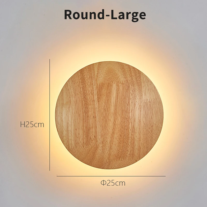 Nordic Modern  Stair Wall-Mounted Wooden  Light