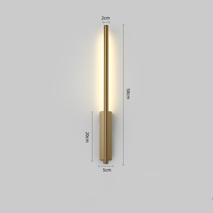 Minimalist Golden Line Scandinavian Wall Lamp