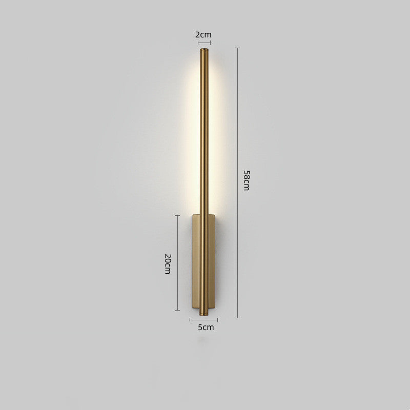 Minimalist Golden Line Scandinavian Wall Lamp