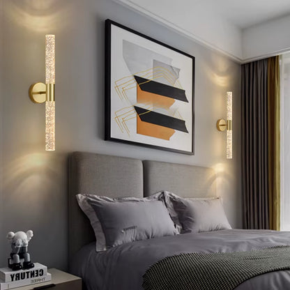 Nordic Bubbles Crystal Rod Wall Lamp 