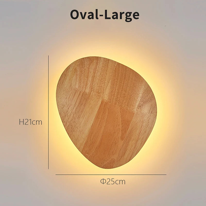 Nordic Modern  Stair Wall-Mounted Wooden  Light