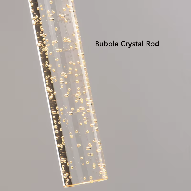 Nordic Bubbles Crystal Rod Wall Lamp 
