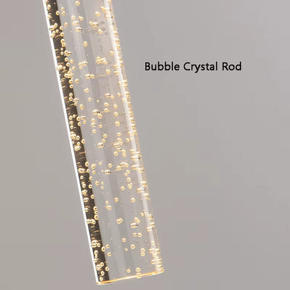 Nordic Bubbles Crystal Rod Wall Lamp 