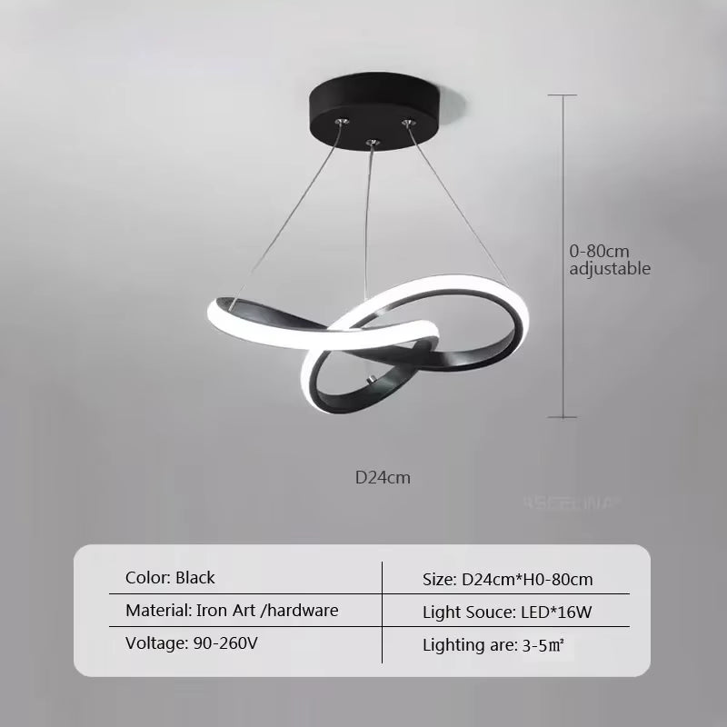 Illuminate Your Space with the Nordic LED Ceiling Pendant Lamp - Perfect for Dining Rooms, Corridors, and Bedrooms