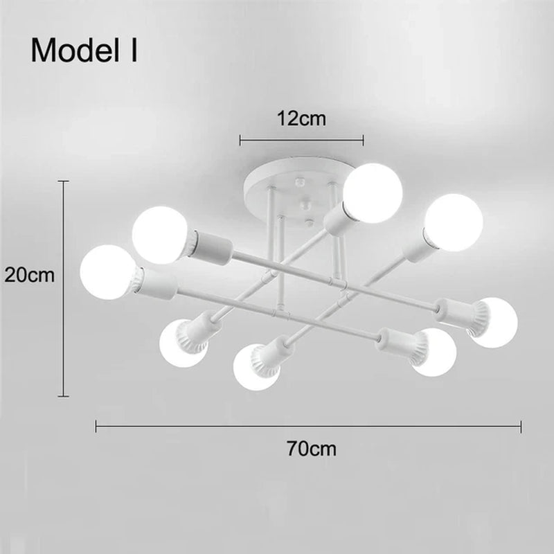 Elevate Your Space with the Nordic Minimalist Black and Gold LED Pendant Light - Perfect for Bedrooms and Living Rooms