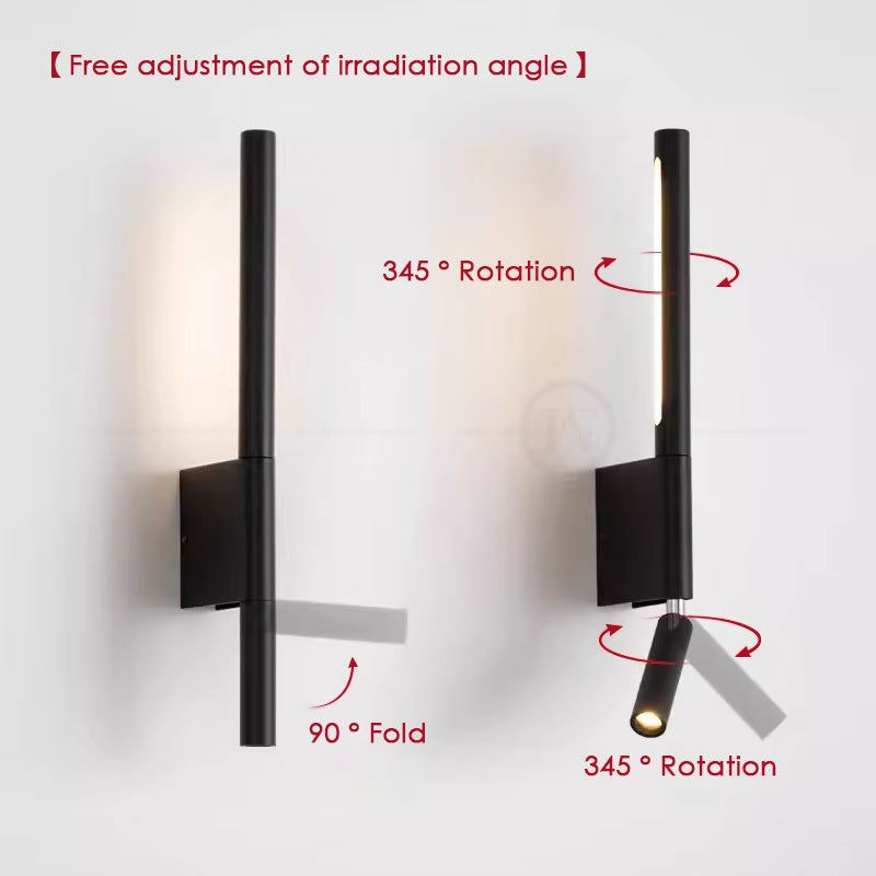Nordic Minimalist Bedside Wall Lamp