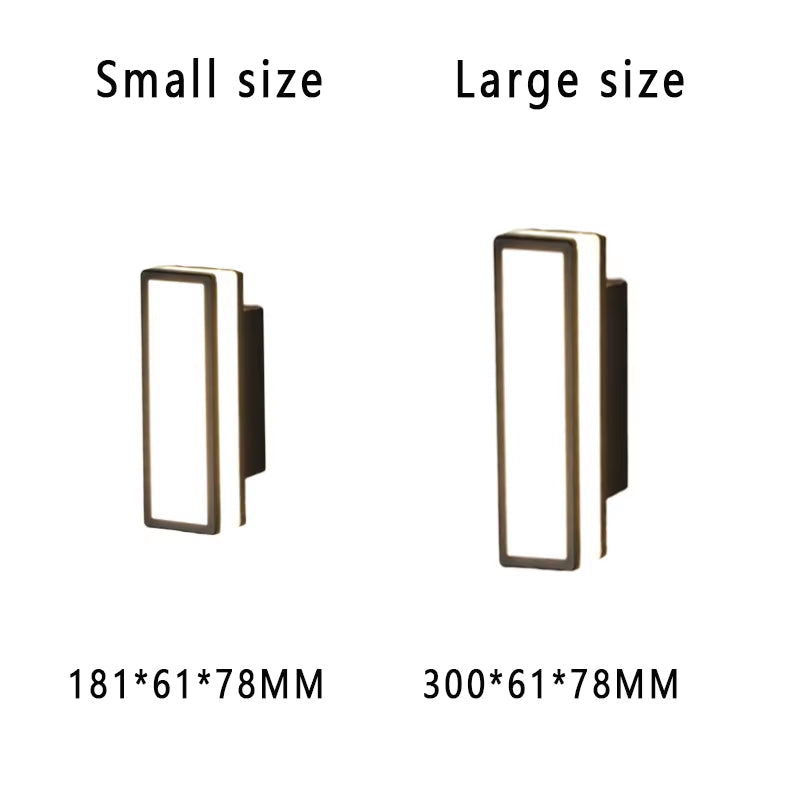 Outdoor Aluminum Waterproof Wall Lamp