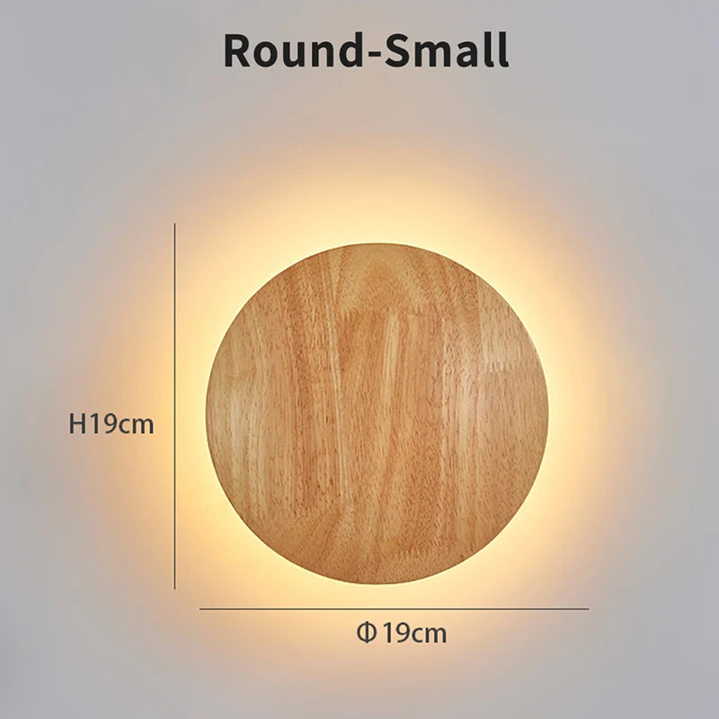 Nordic Modern  Stair Wall-Mounted Wooden  Light