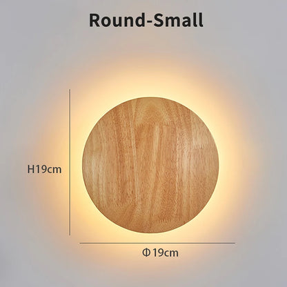 Nordic Modern  Stair Wall-Mounted Wooden  Light