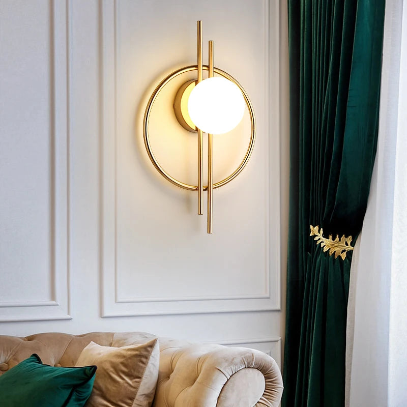 Nordic Modern Bedside Wall Lamp 
