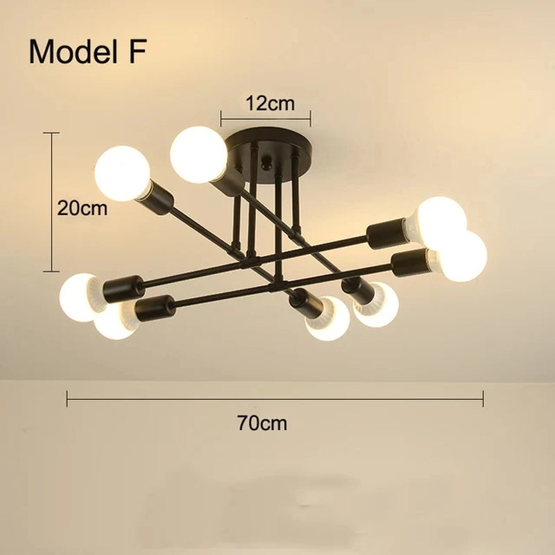 Elevate Your Space with the Nordic Minimalist Black and Gold LED Pendant Light - Perfect for Bedrooms and Living Rooms