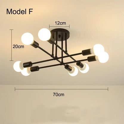 Elevate Your Space with the Nordic Minimalist Black and Gold LED Pendant Light - Perfect for Bedrooms and Living Rooms